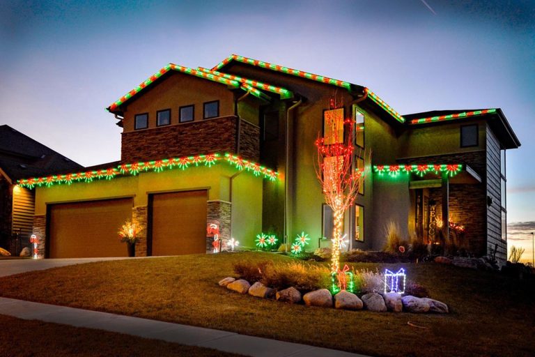 Expert LED Christmas Light Installation In Mostyn, TX